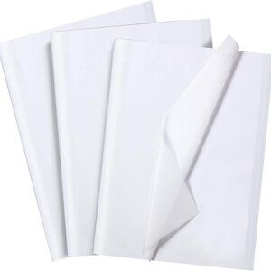 Greenii 500 pcs (480+20 free) White Tissue Paper - 20" x 30" Wrapping Tissue